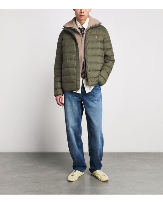 Polo Ralph Lauren Green Down Packable Colden Jacket for men