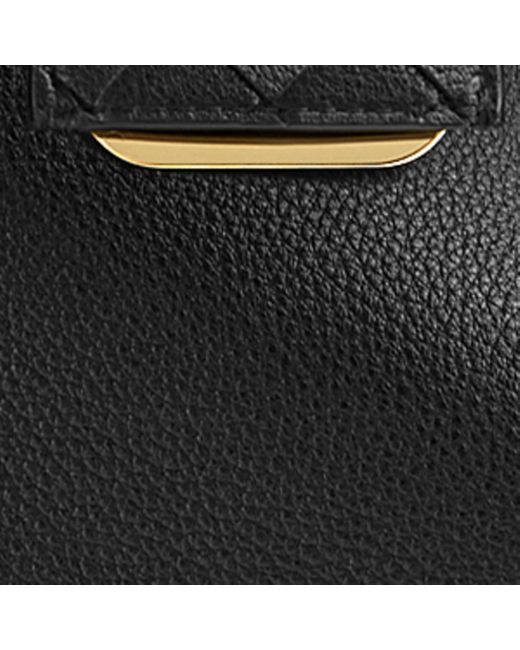 Bottega Veneta Black Large Leather Campana Shoulder Bag
