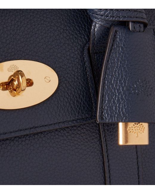 Mulberry Blue Small Leather Bayswater Satchel Bag