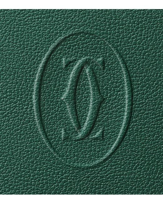 Cartier Green Leather Must Card Holder