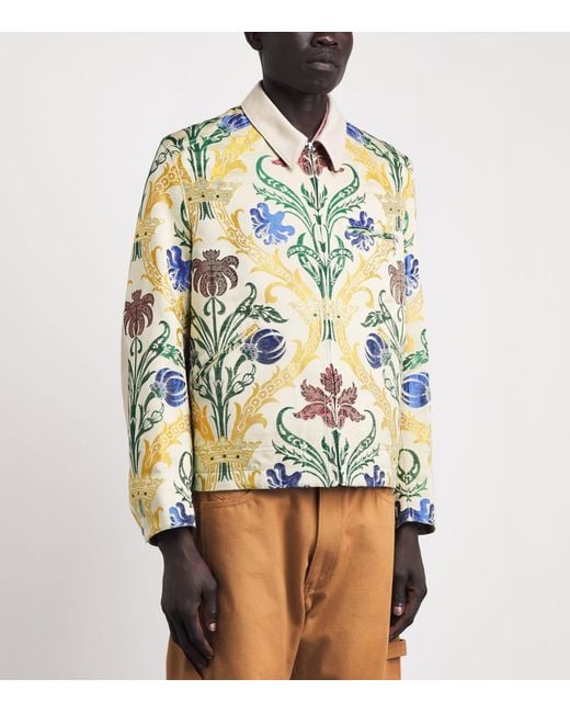 Junya Watanabe Metallic Embroidered Collared Jacket for men