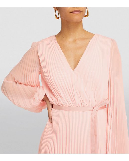 Max Mara Pink Long-sleeve Mini Dress