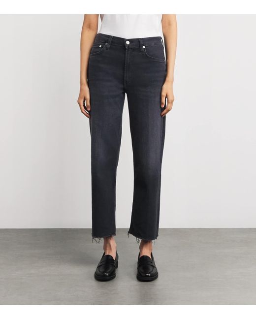 Citizens of Humanity Blue Palma Straight Jeans