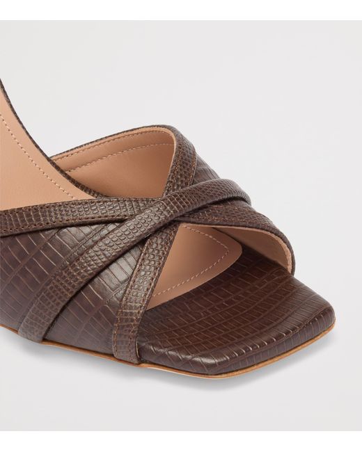 Malone Souliers Brown Leather Perla Mules 70