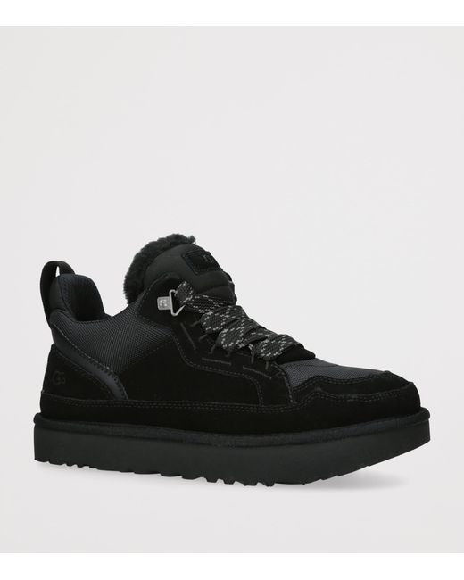 Ugg Black Suede Lowmel Sneakers for men