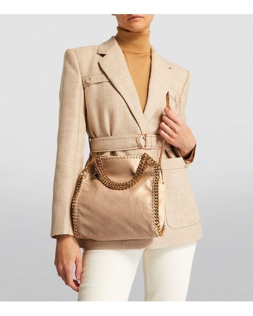 Stella McCartney Brown Mini Falabella Tote Bag