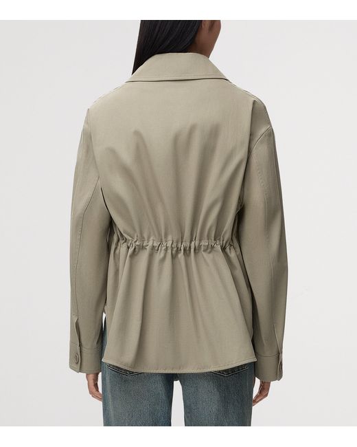 Loewe Green Cotton Workwear Jacket