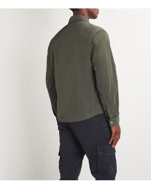 C P Company Green Chrome-R Overshirt Jacket for men