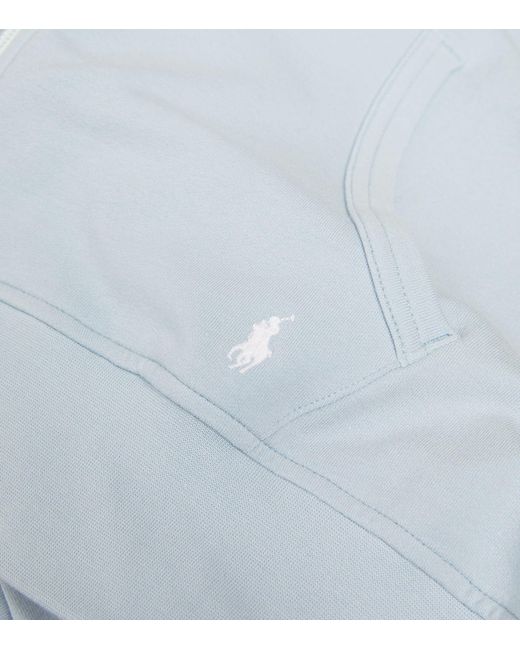 Polo Ralph Lauren Blue Fleece Zip-up Hoodie for men