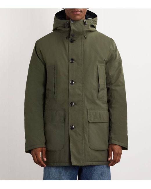 Barbour Winter Beaufort Parka Coat in Green for Men Lyst