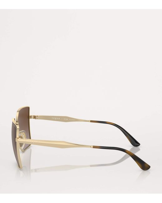 Vogue Brown Metal Vo4284S Sunglasses