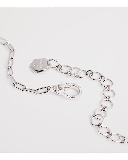 SHAY White And Diamond Illusion Necklace