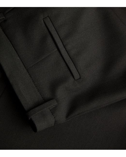 Maje Black Flared Tailored Trousers