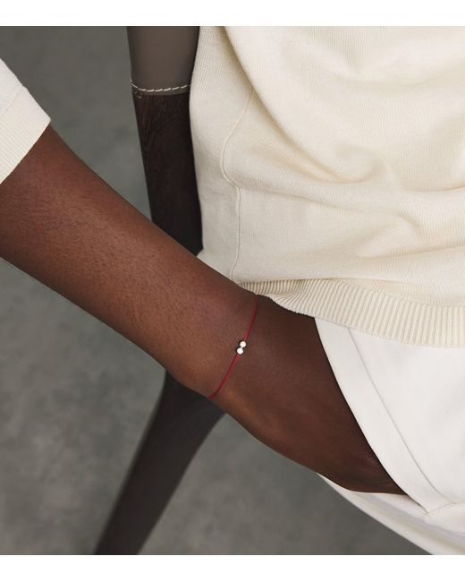RedLine Metallic And Diamond Illusion Half-Chain Bracelet