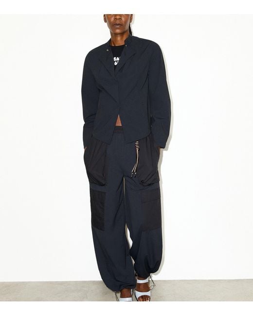 MAX&Co. Black Technical Jersey Trousers
