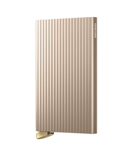 Secrid Natural Fluted Aluminium Cardprotector for men