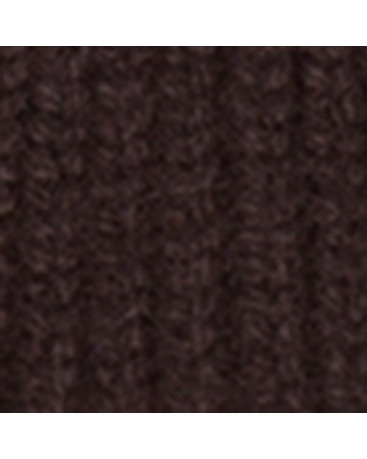 Max Mara Brown Cashmere Monogram Beanie