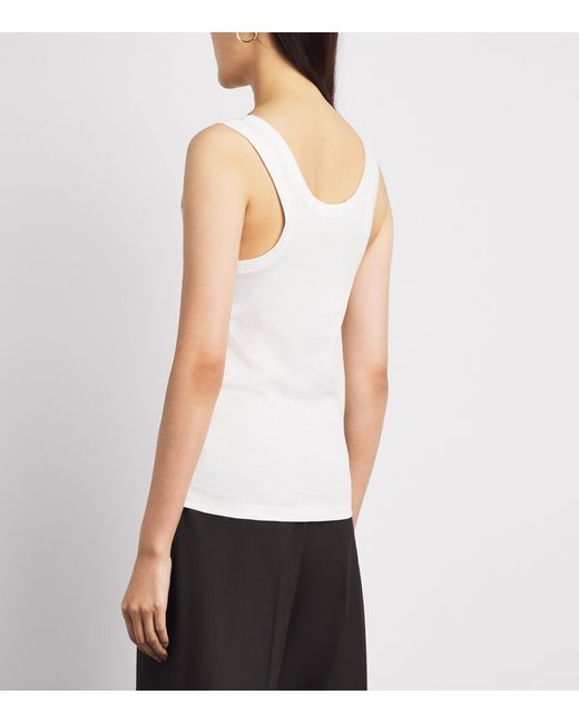 Herskind White Organic Cotton Sandra Tank Top
