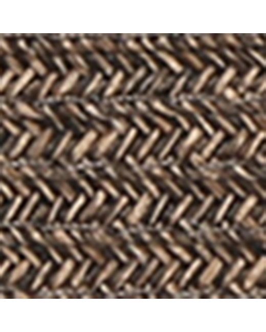 Alaïa Brown Raffia Cube Wedge Sandals 75