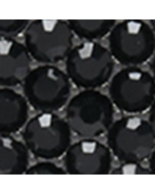 McQueen Black Embellished Knuckle Clutch Charm