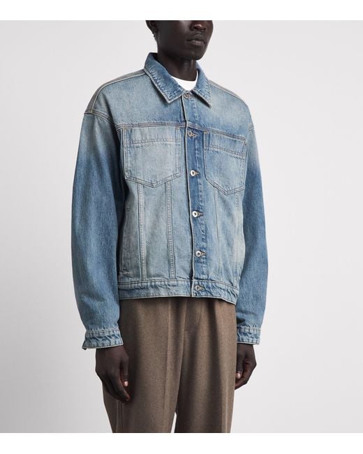 7 For All Mankind Blue Denim Jacket for men