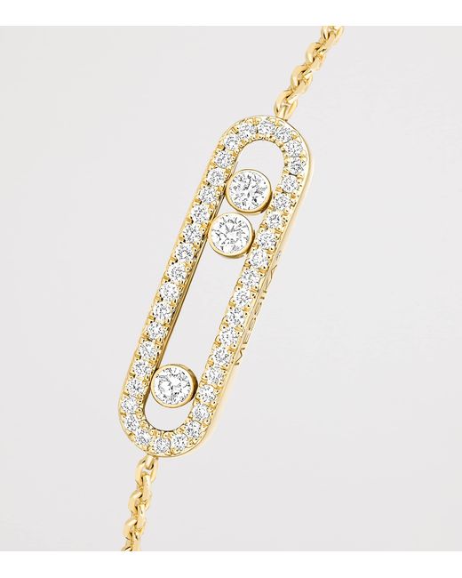 Messika White Move Classique And Diamond Baby Bracelet