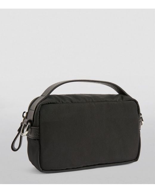 Giorgio Armani Black Mini Crossbody Bag for men