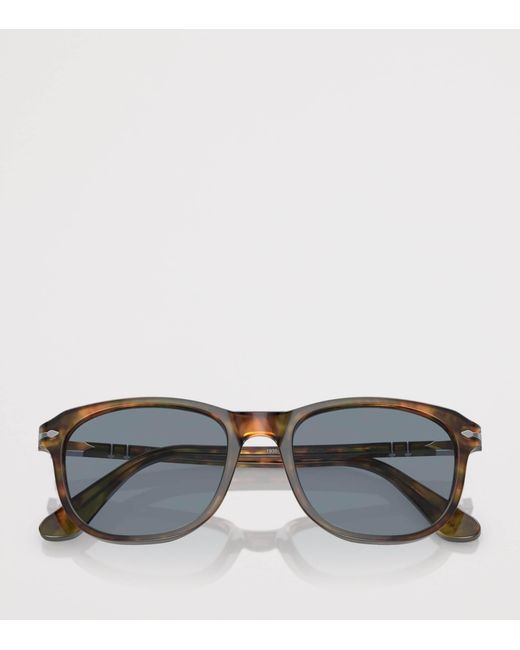 Persol Gray Acetate Pillow Sunglasses