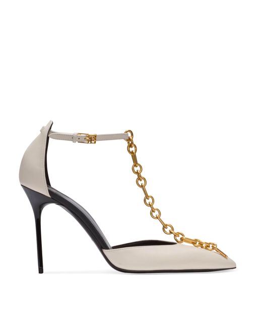 Balmain Multicolor Leather Sync Heeled Mules 95