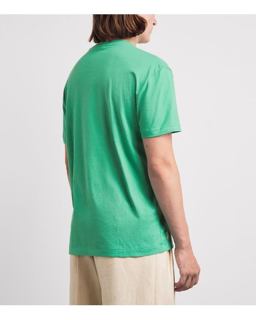 Polo Ralph Lauren Green Cotton Embroidered Logo T-Shirt for men