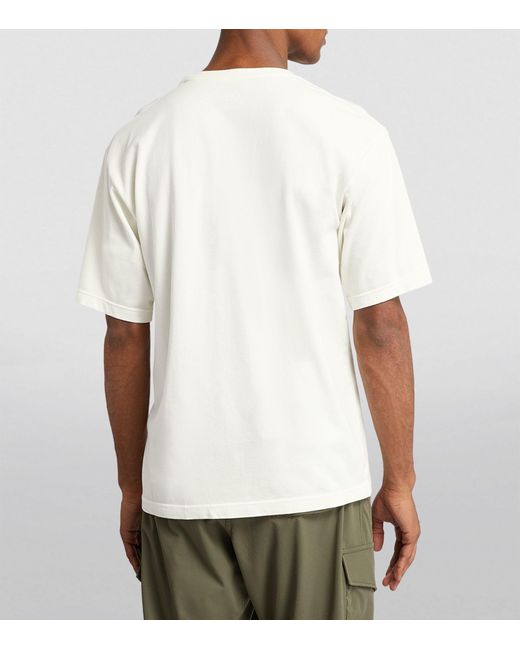 66 North White Classic Logo Borgir T-shirt for men