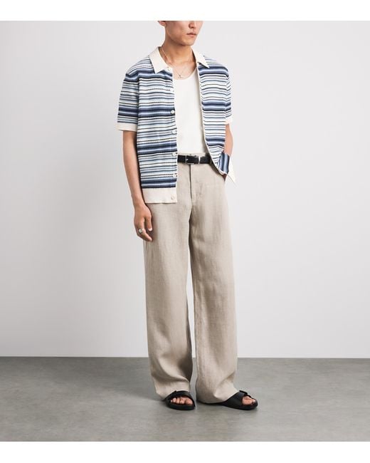 NN07 Blue Organic Cotton Nolan Cardigan for men