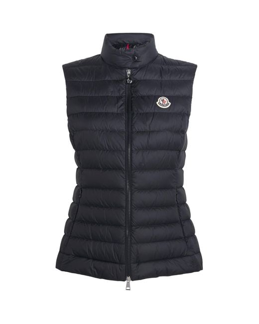 Moncler Women's Blue Down-Filled Igens Gilet