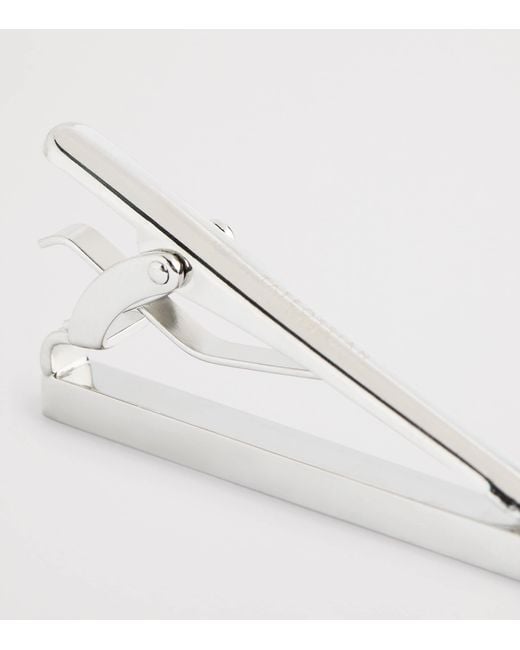 Tateossian Metallic Sterling Tie Clip for men