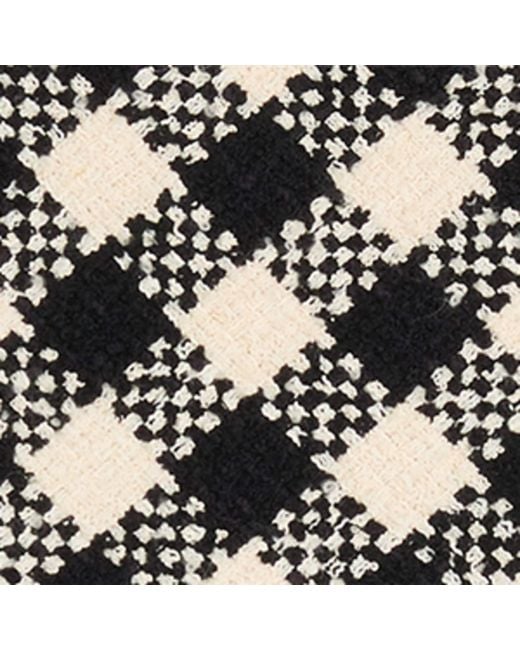 Valentino Black Tweed A-Line Mini Skirt