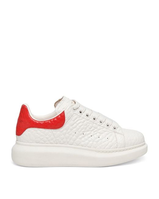 McQueen White Leather Oversized Sneakers