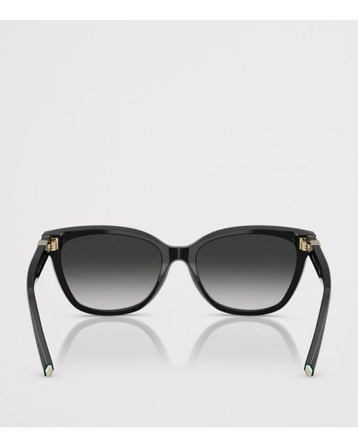 Tiffany & Co Black Cat-Eye Sunglasses