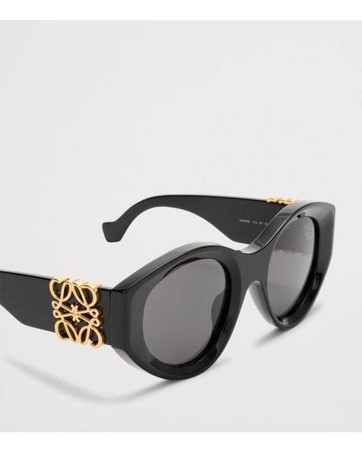 Loewe Gray Maxi Anagram Butterfly Sunglasses