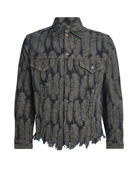 Kapital Gray Magpie Denim Jacket for men