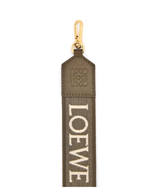 Loewe Metallic Jacquard Anagram Strap
