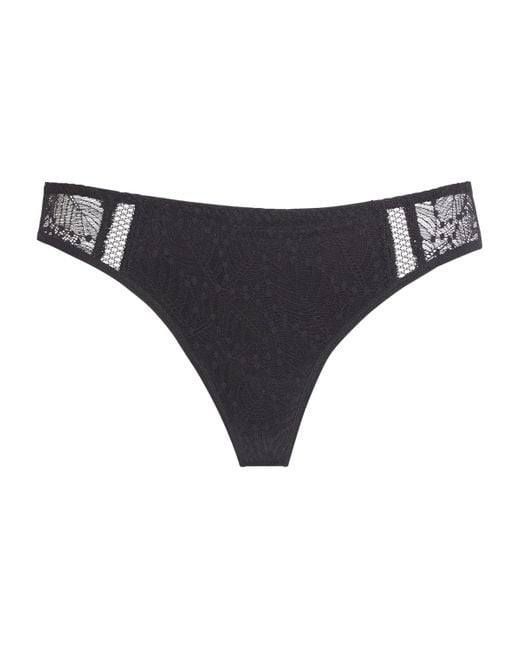 Simone Perele Black Lace Comète Briefs