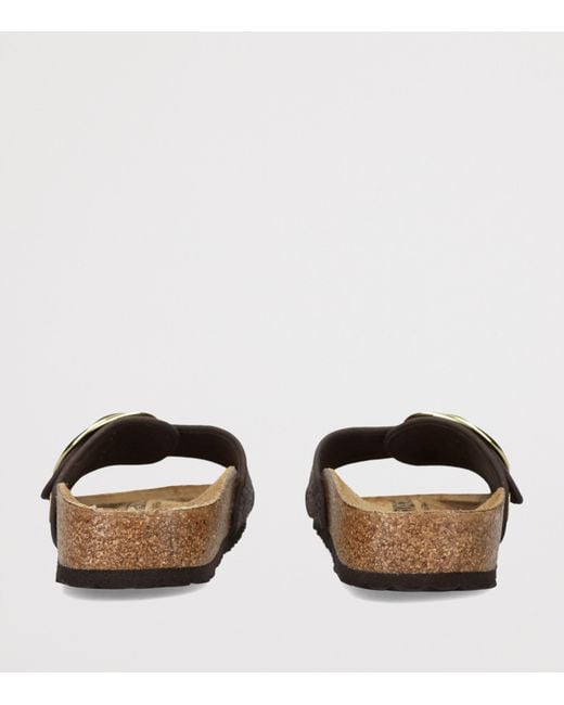 Birkenstock Brown Woven Madrid Big Buckle Sandals