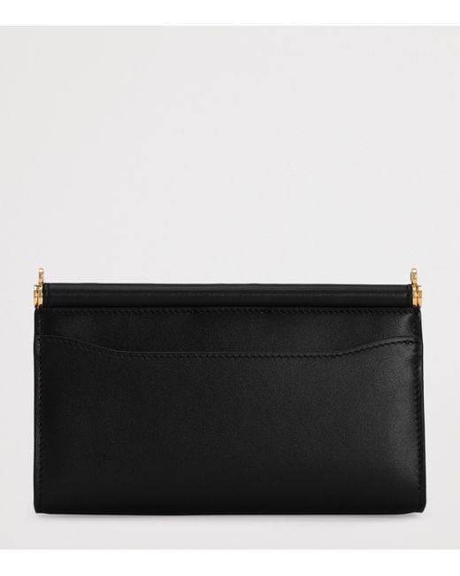 Dolce & Gabbana Black Leather Phone Bag