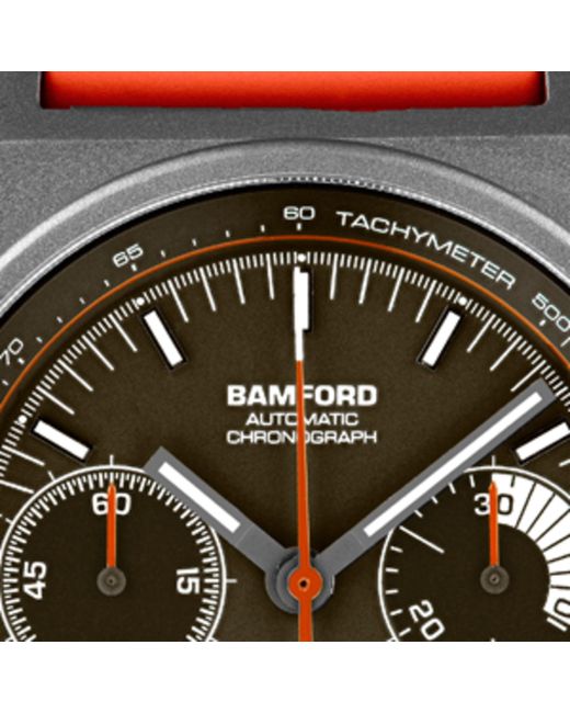 BAMFORD LONDON Red Titanium B347 Watch 41.5mm for men