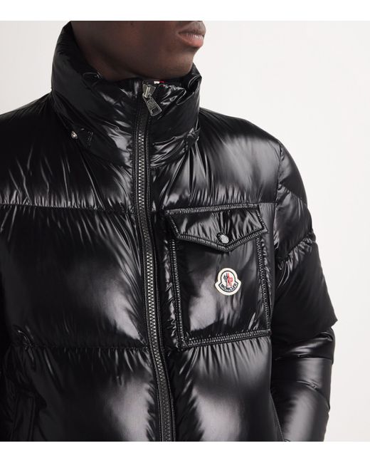 Moncler Down Montbeliard Puffer Jacket in Black for Men Lyst UK