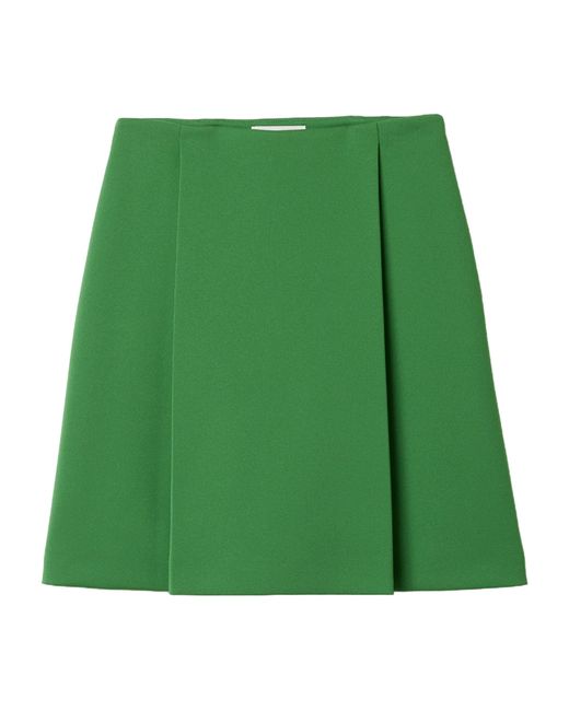 Miu Miu Green Technical Jersey Skirt