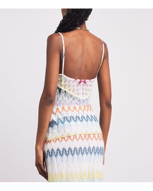 Missoni Multicolor Metallic Zigzag Cami Top