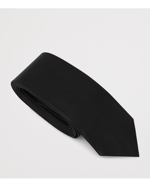 Tom Ford Black Lamb Leather Tie for men