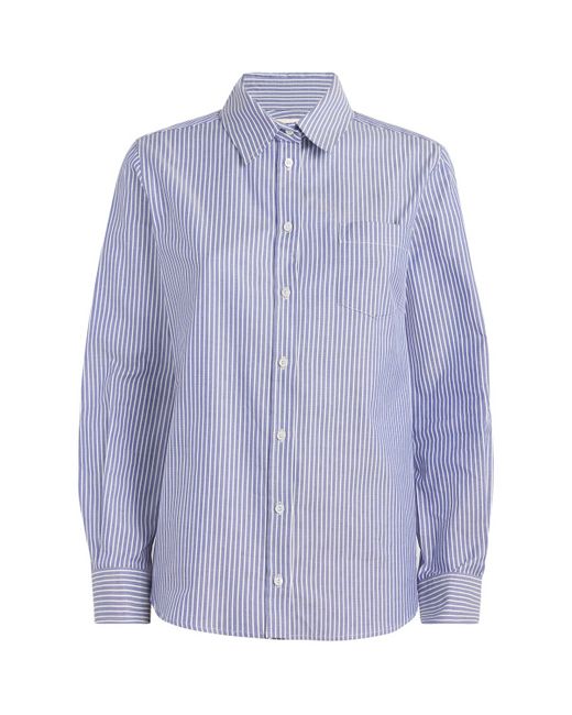 Weekend by Maxmara Purple Cotton Striped Shirt