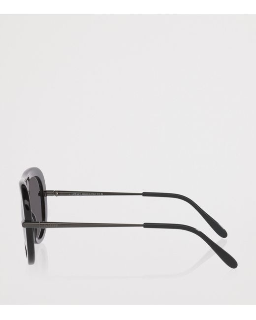 Loewe Gray Slim Pilot Sunglasses